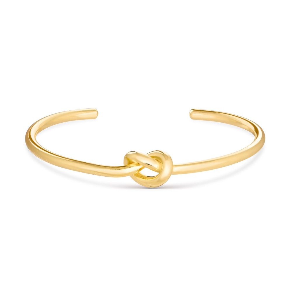 NTRUXZP Bracciale Rigido Unisex In Acciaio Inossidabile Placcato Oro 18K - Forma Ellittica Aperta Regolabile - Confezione Regalo