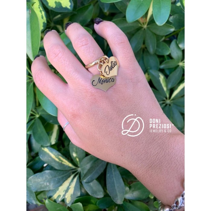 Anello cuore personalizzabile- Heart ring