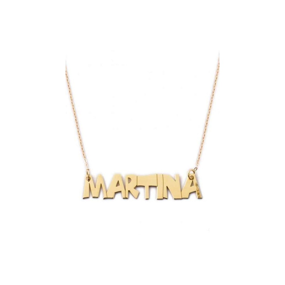 Collana con nome personalizzato argento