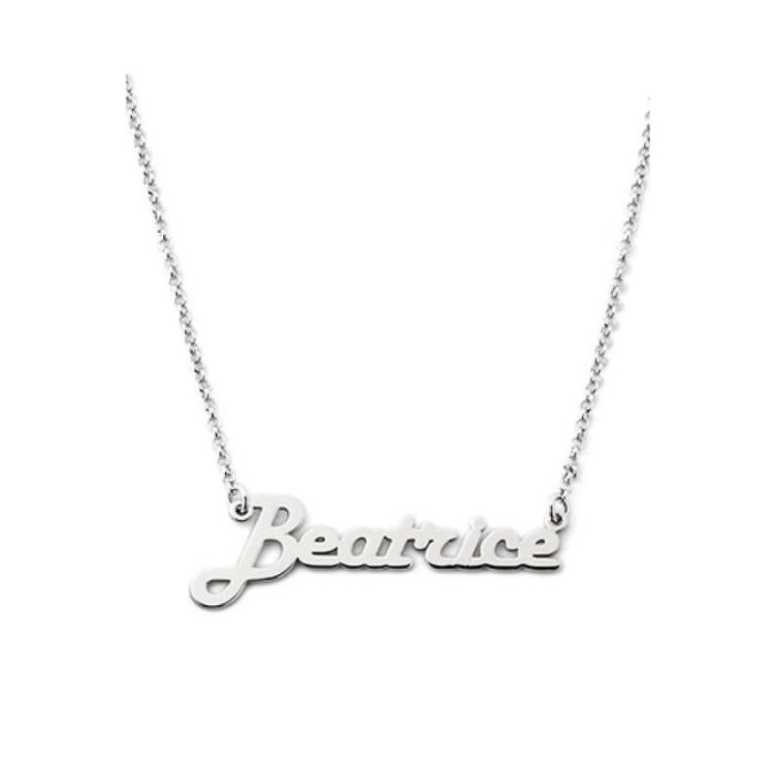 Collana con nome in argento 925 personalizzato