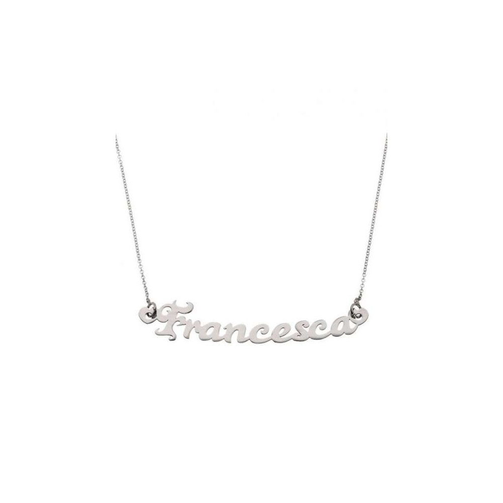 Collana con nome personalizzato argento 925%