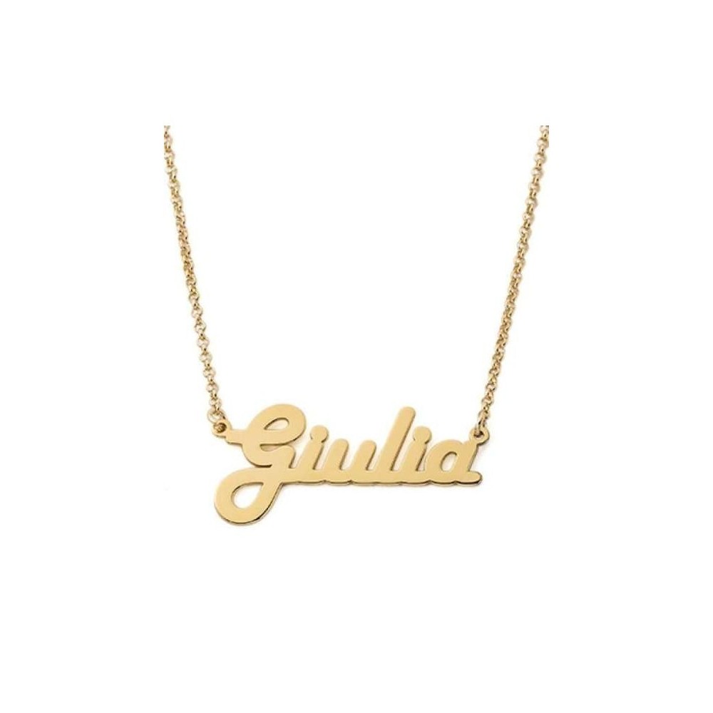 Collana con nome in argento personalizzato