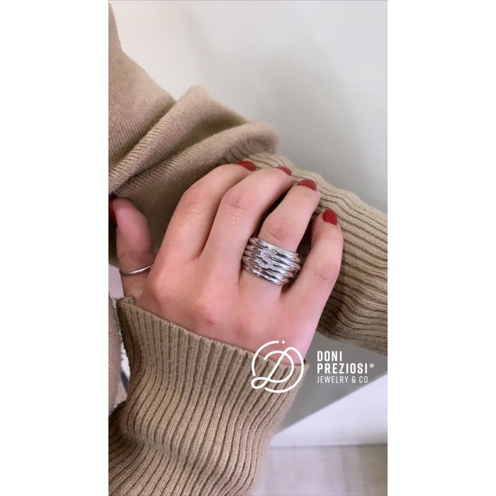 Anello filo intrecciato | Gioielli personalizzati Doni Preziosi