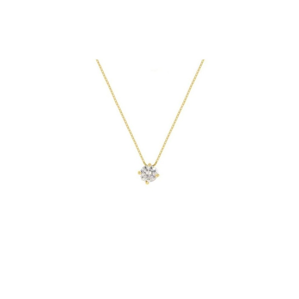 Collana ciondolo punto luce in argento 925