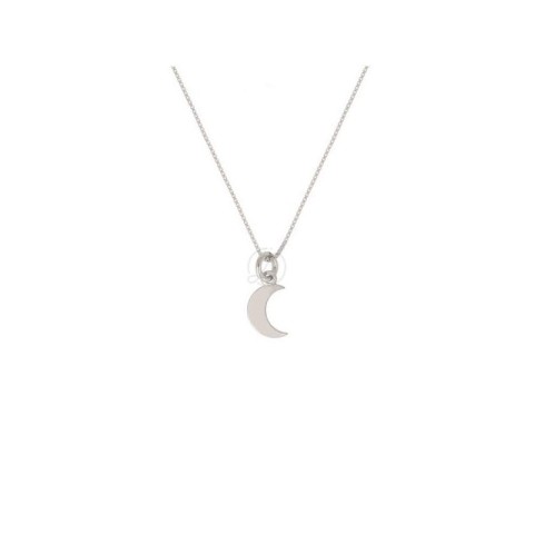 Collana con ciondolo luna...