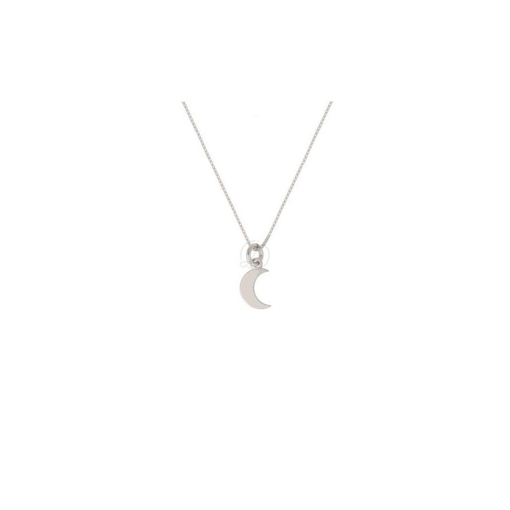 Collana con ciondolo luna in argento 925