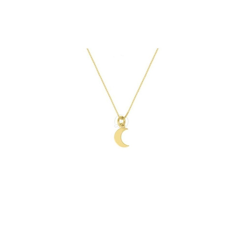 Collana con ciondolo luna in argento 925