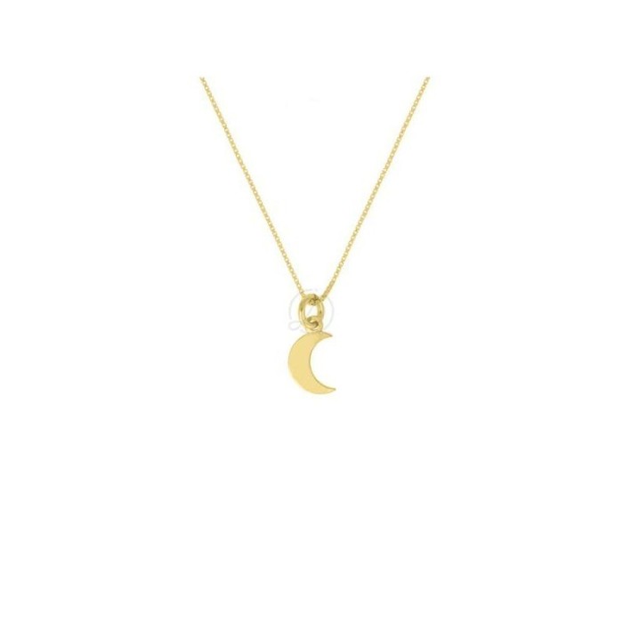 Collana con ciondolo luna in argento 925