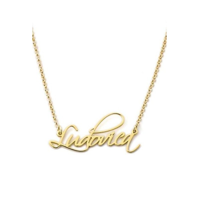 Collana con nome personalizzato in argento