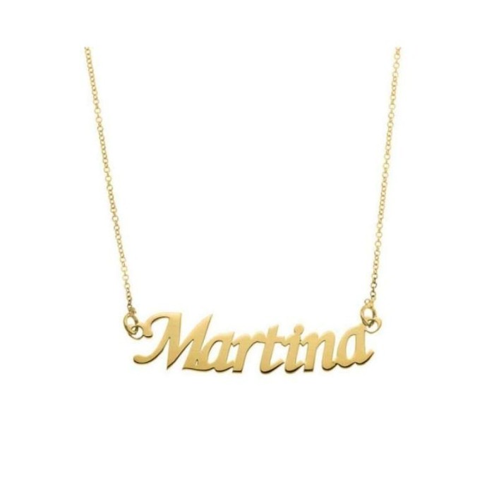 Collana Personalizzata Con Nome E Iniziali Per Donna - Gioiello Regalo Per Mamma, Amica In Oro O Argento