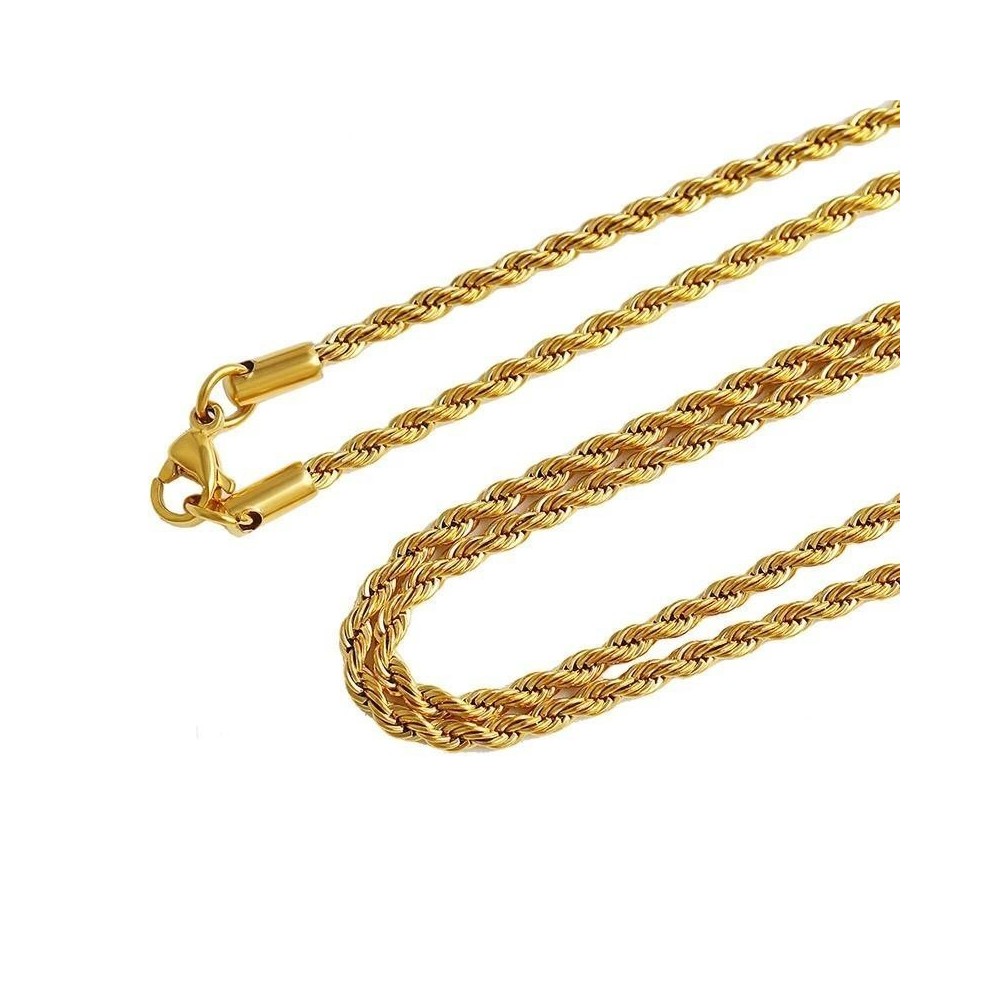 Collana funetta in acciaio inox