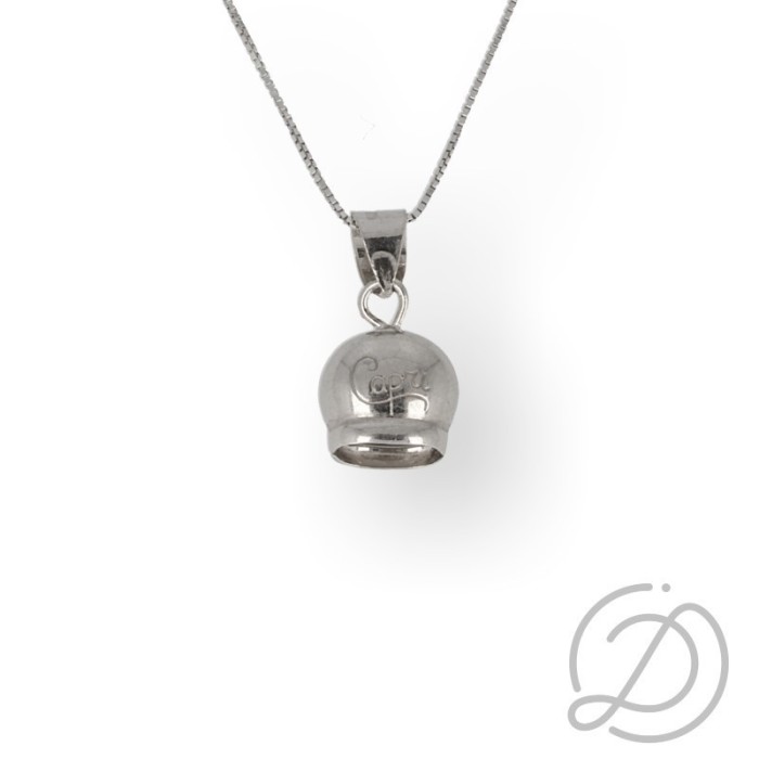Collana con campanella Capri in argento 925%