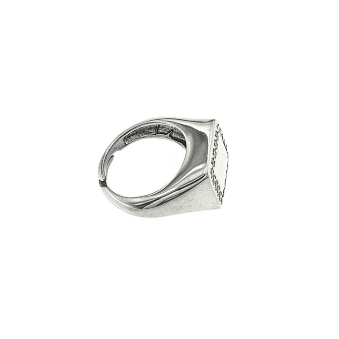 Anello Chevalier argento 925 con incisione | Donipreziosi.com