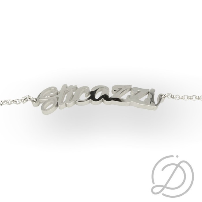 Bracciale sticazzi in acciaio inox