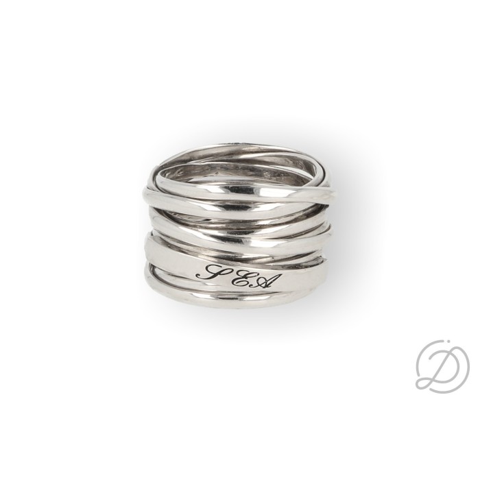 Anello MultiFilo personalizzabile in argento 925%