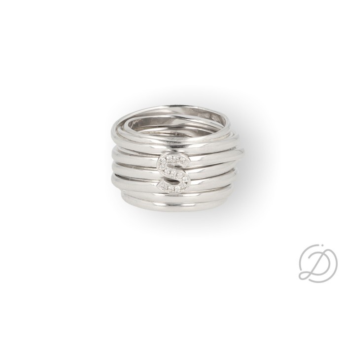 Anello filo intrecciato | Gioielli personalizzati Doni Preziosi