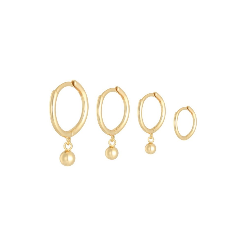 1 Paio Di Orecchini In Acciaio Chirurgico Sterile Con Cuore 4 Mm - Foto 4