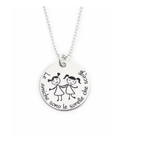 Collana in argento 925% con...