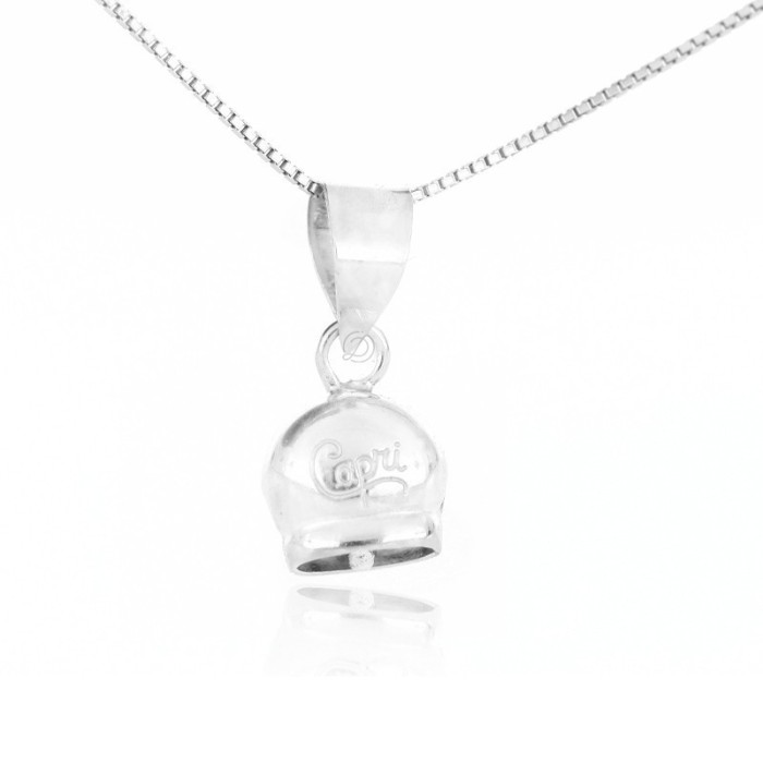 Collana con campanella Capri in argento 925%