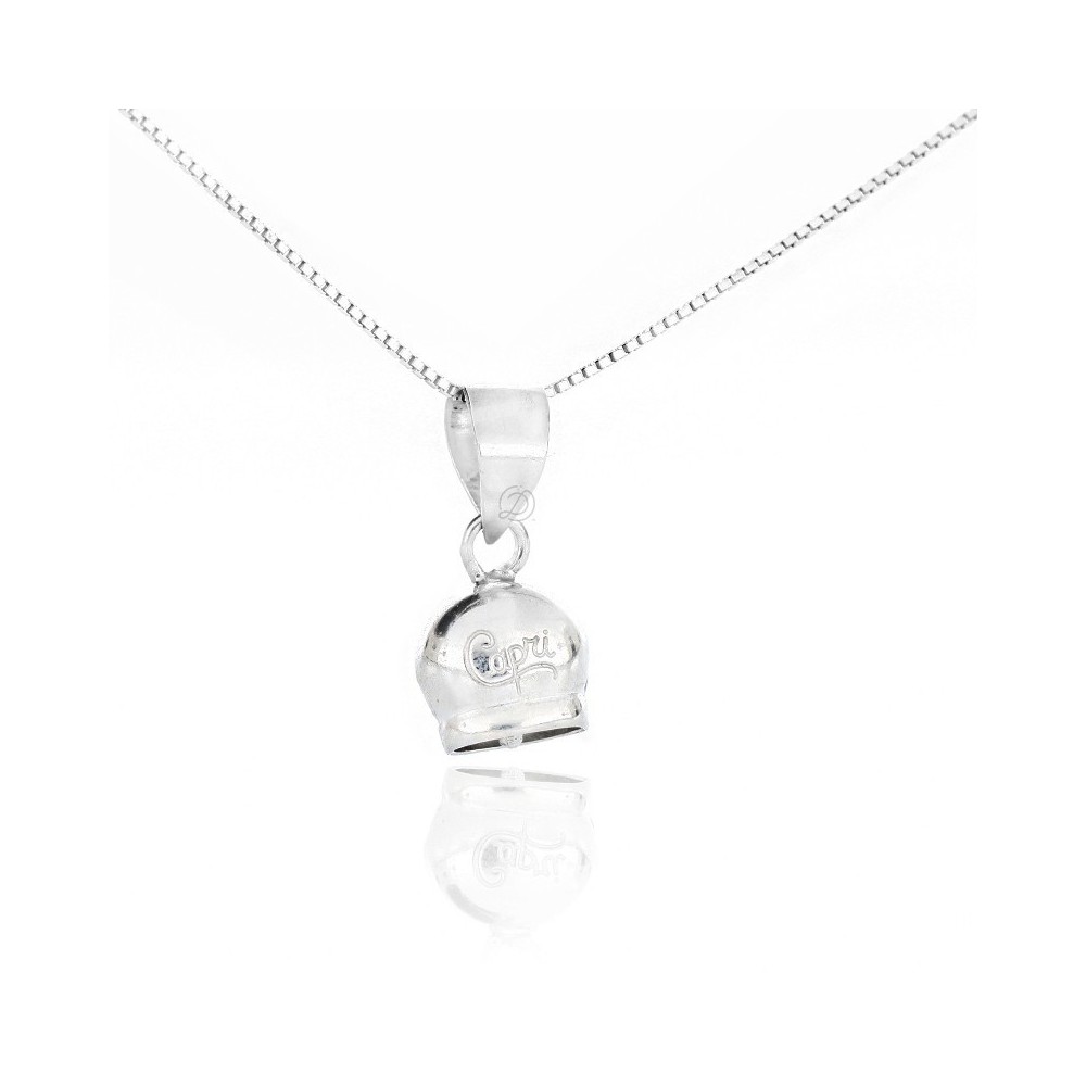 Collana con campanella Capri in argento 925%