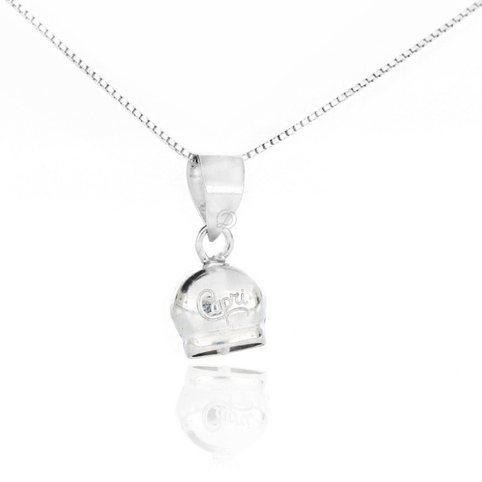 Collana con campanella Capri in argento 925%