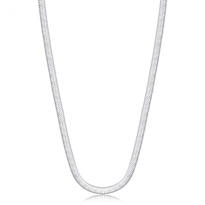 Collana Choker snake in acciaio placcato oro