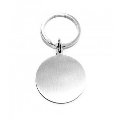 Portachiavi con moneta Personalizzabile con Incisione omaggio acciaio
