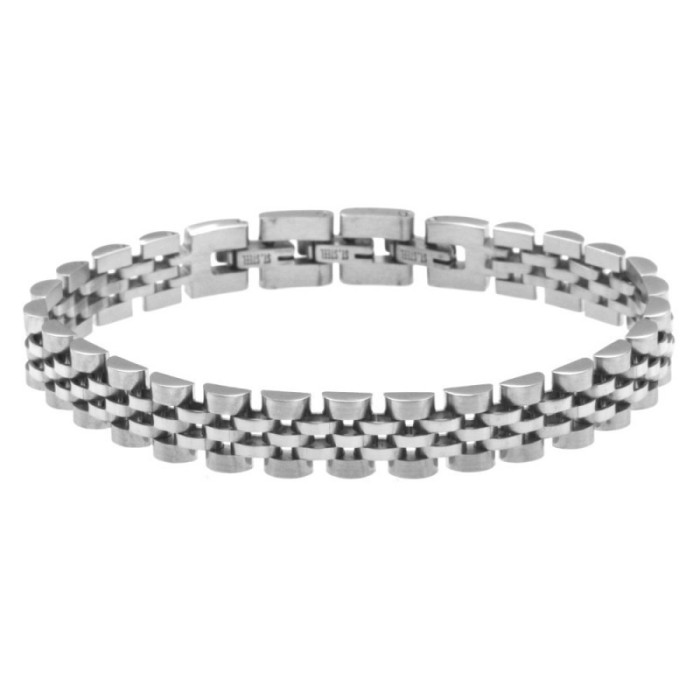 Bracciale Uomo in acciaio maglia jubilee