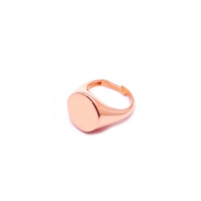 Anello specchiato tondo personalizzabile-Round shaped ring
