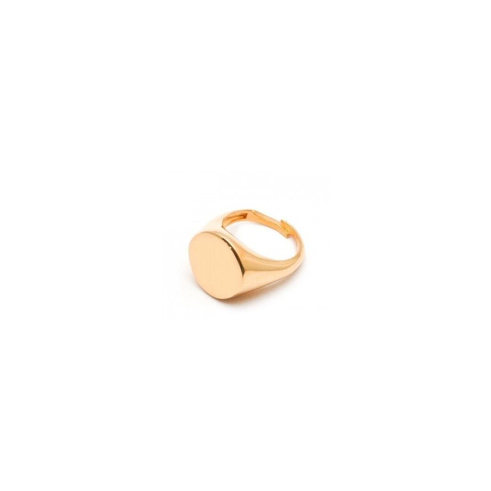 Anello specchiato tondo personalizzabile-Round shaped ring