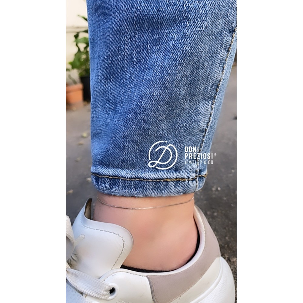 Cavigliera Filo Infinity con microchiusura