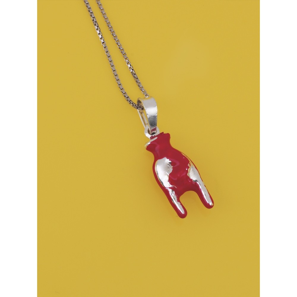 Collana Portafortuna con Ciondolo Mano con Corna | Doni Preziosi