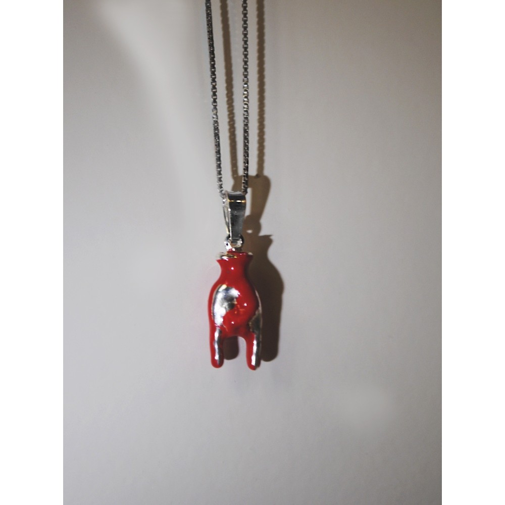 Collana Portafortuna con Ciondolo Mano con Corna | Doni Preziosi