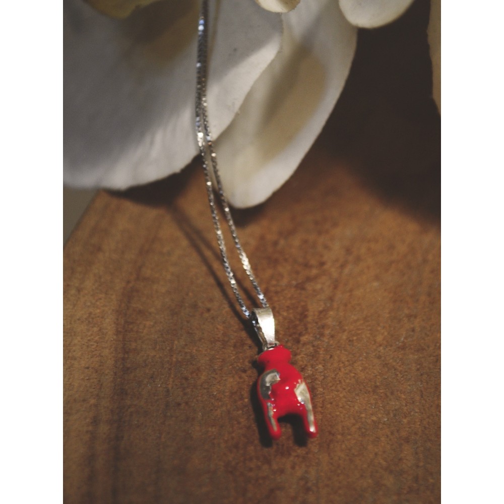 Collana Portafortuna con Ciondolo Mano con Corna | Doni Preziosi