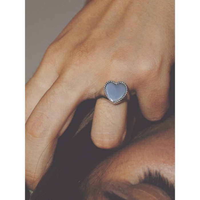 Anello Chevalier in argento da donna a cuore | Donipreziosi.com