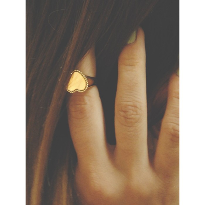 Anello Chevalier in argento da donna a cuore | Donipreziosi.com