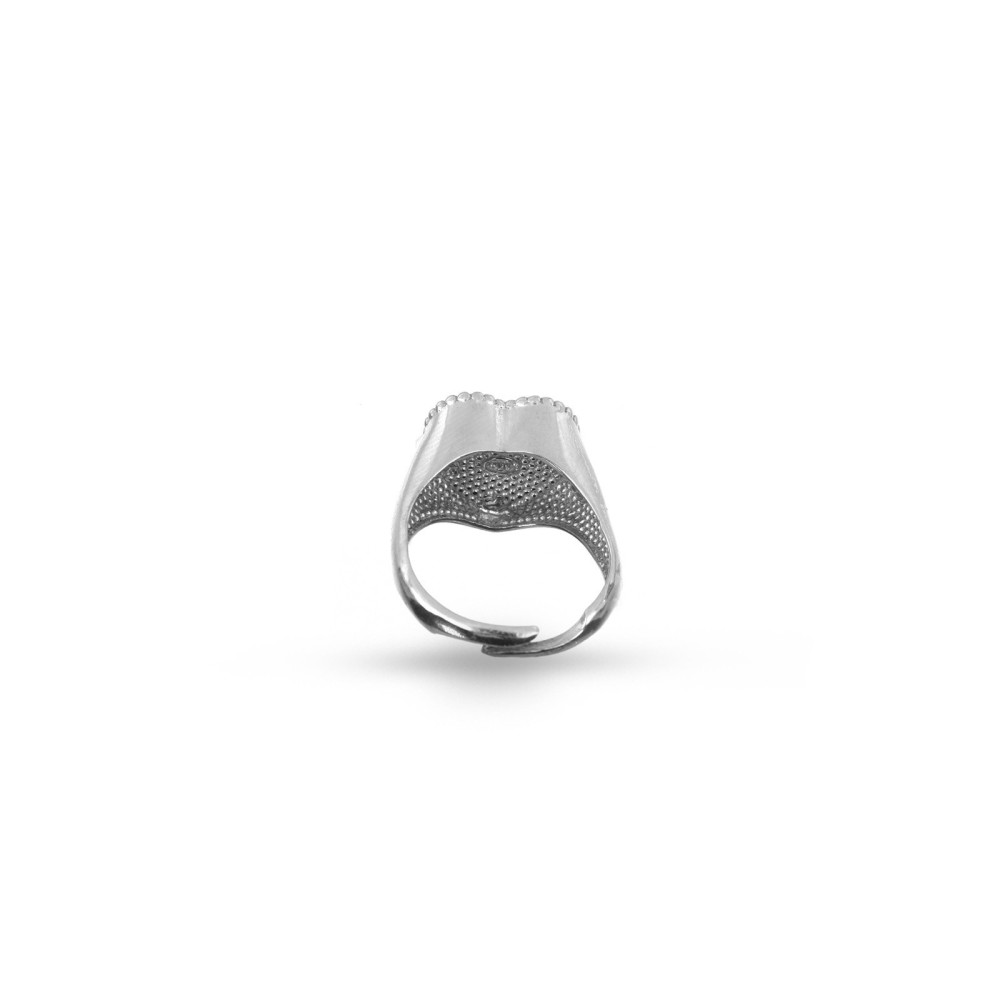Anello Chevalier in argento da donna a cuore | Donipreziosi.com