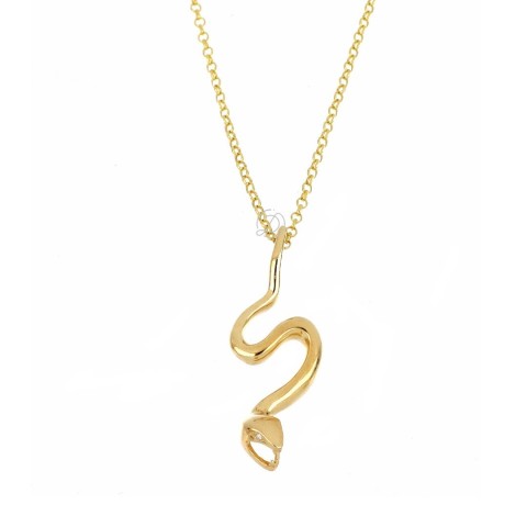 Collana Snake in argento...