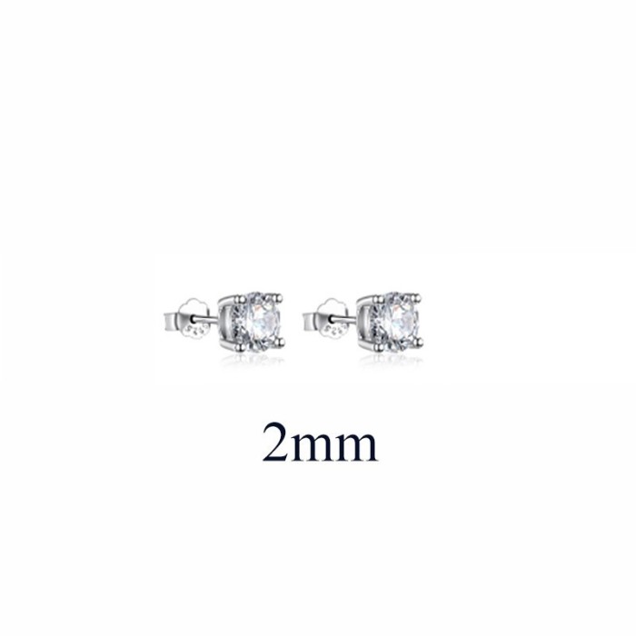 Orecchino punto luce in argento 925%