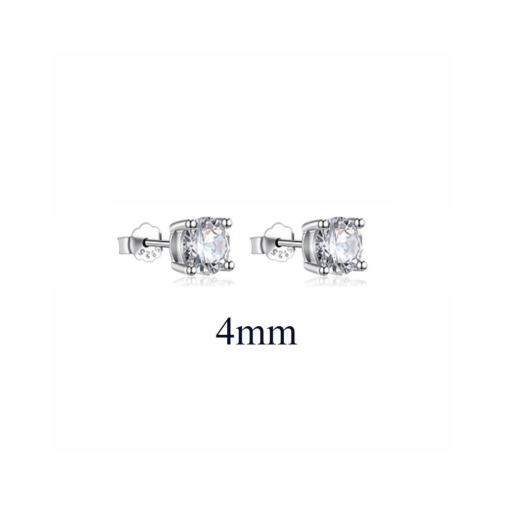 Orecchino punto luce in argento 925%