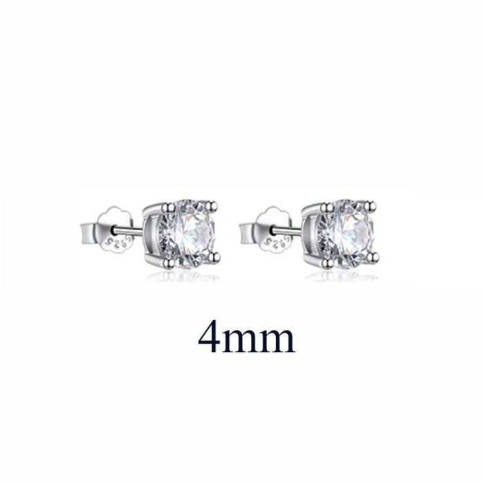 Orecchino punto luce in argento 925%