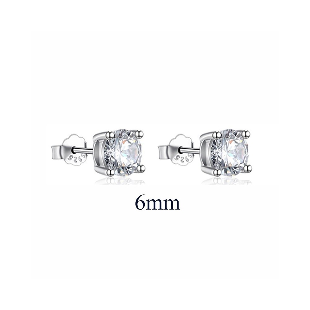 Orecchino punto luce in argento 925%