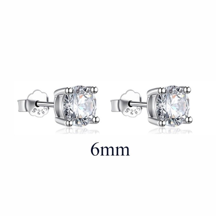 Orecchino punto luce in argento 925%