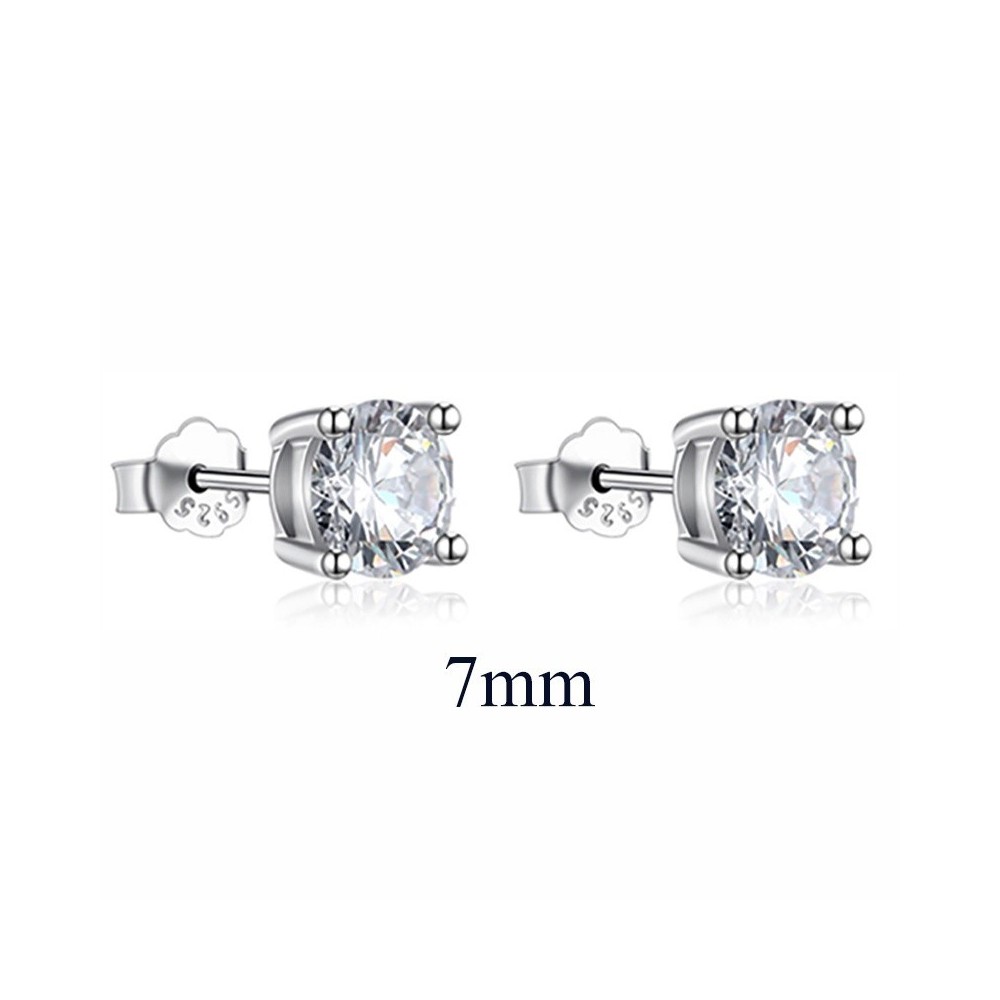 Orecchino punto luce in argento 925%