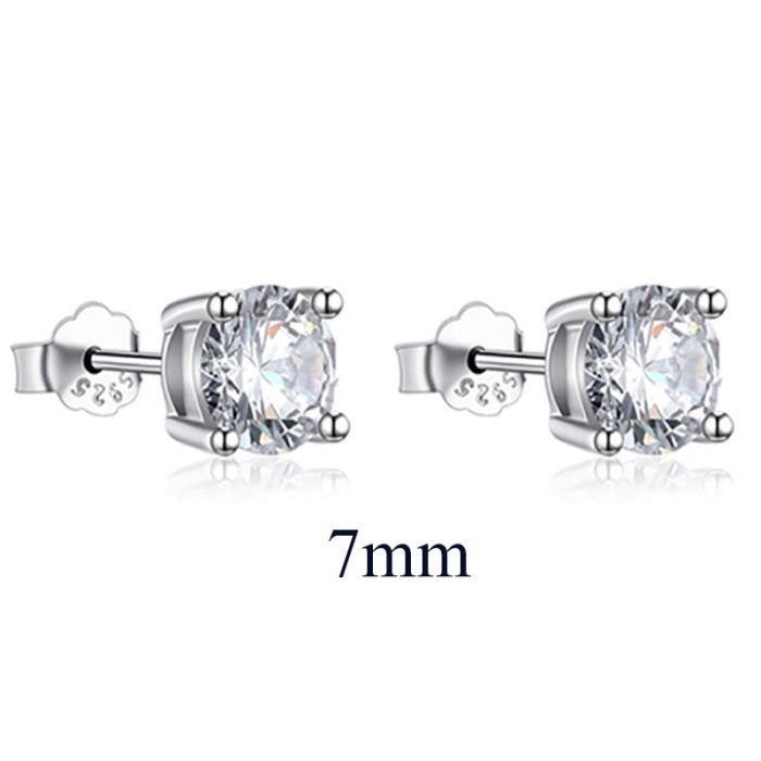 Orecchino punto luce in argento 925%