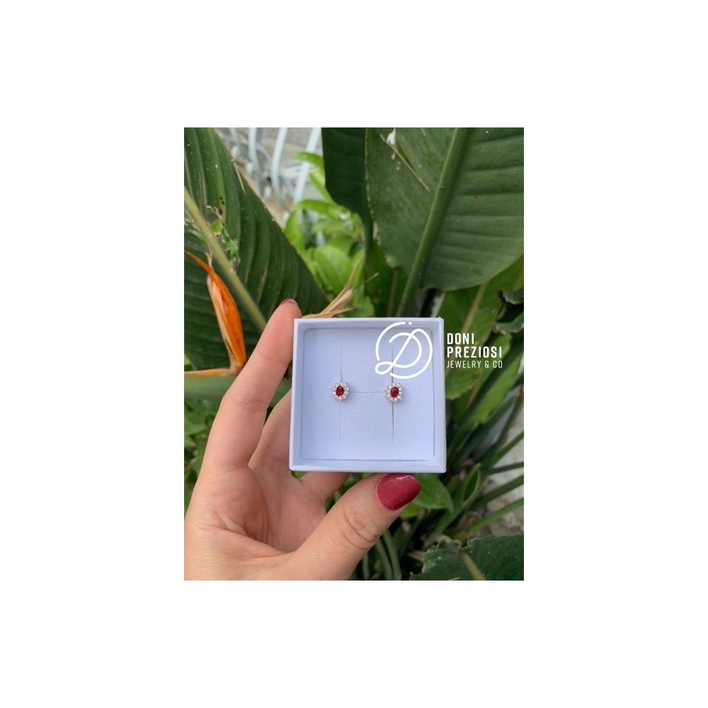 Coppia orecchini Mini Kate in argento 925% placcato oro bianco