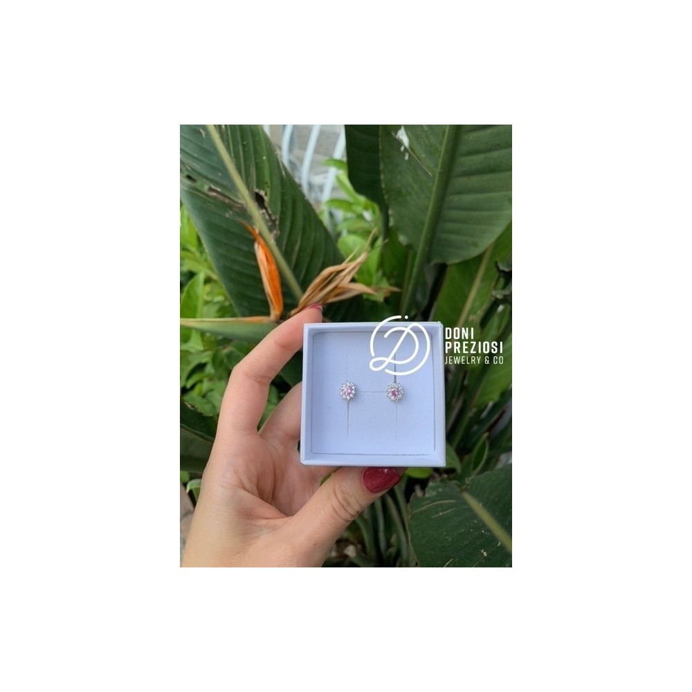 Coppia orecchini Mini Kate in argento 925% placcato oro bianco