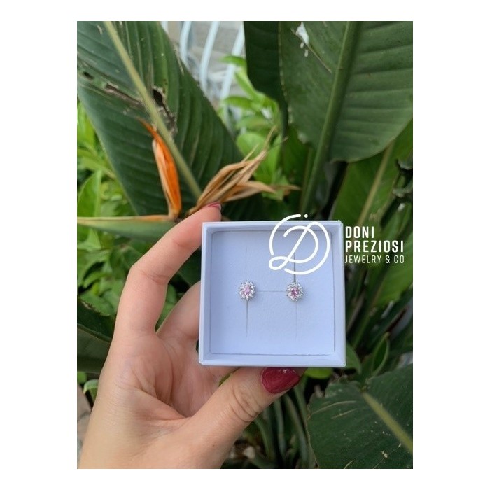 Coppia orecchini Mini Kate in argento 925% placcato oro bianco