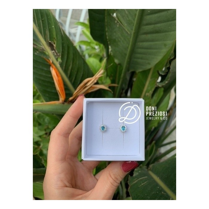 Coppia orecchini Mini Kate in argento 925% placcato oro bianco