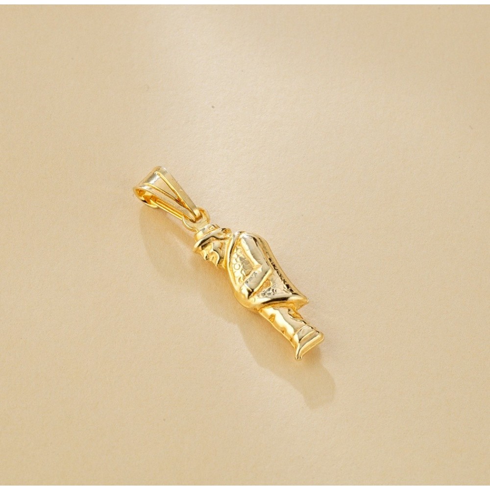 Ciondolo gobbo scaramantico in argento 925% con o senza collana a scelta